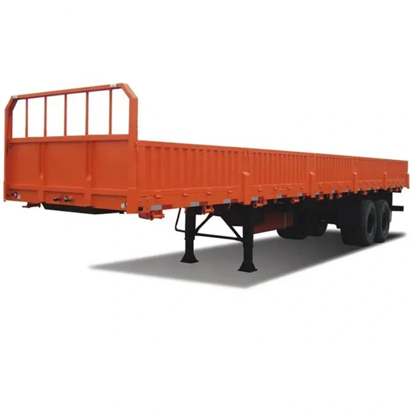 3 Axles 40 Tons Cargo Transportation with Side Wall Semi Trailer