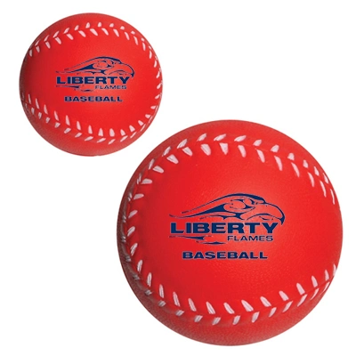 Wholesale/Supplier PU Foam Toys Customizable Promotional Stress Ball Red Baseball Shape