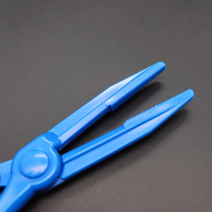 Scissors Plastic Scissors Tweezers Blue 14.20cm