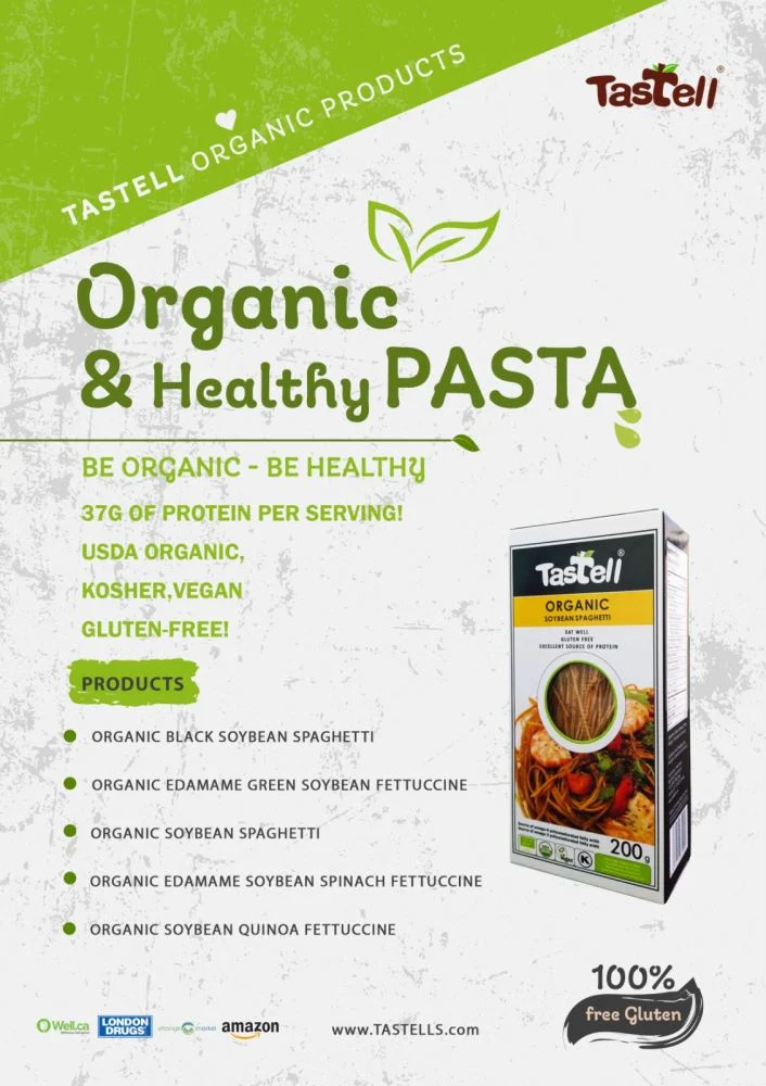 Organic Delicious Black/Soybean/Green Soybean Pasta