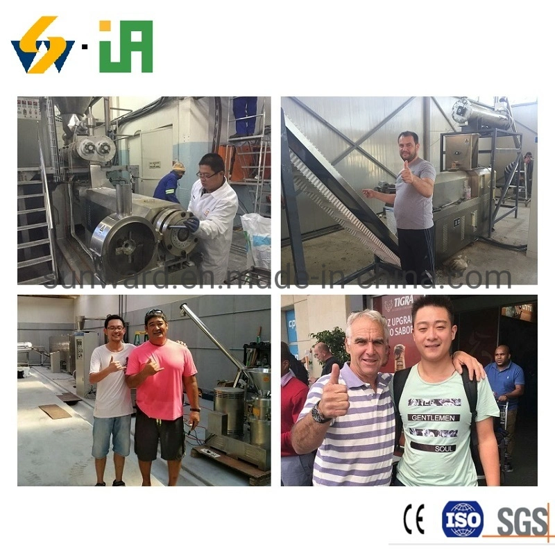 Automatic Twin-Screw Extruded Duran Wheat Millet Corn Konjac Couscous Extrusion Production Line Making Machine Equipment