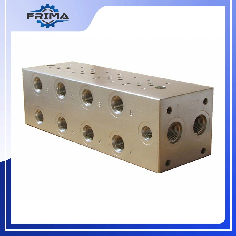 OEM CNC Machining Valve Adaptors Hydraulic Manifold Block