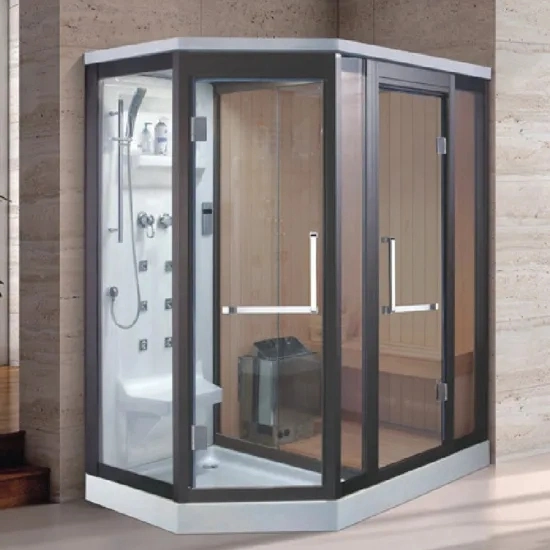 Fashion Foshan Diamond SPA Shower Cabin Dual Cheap Sauna and Steam Combined Room