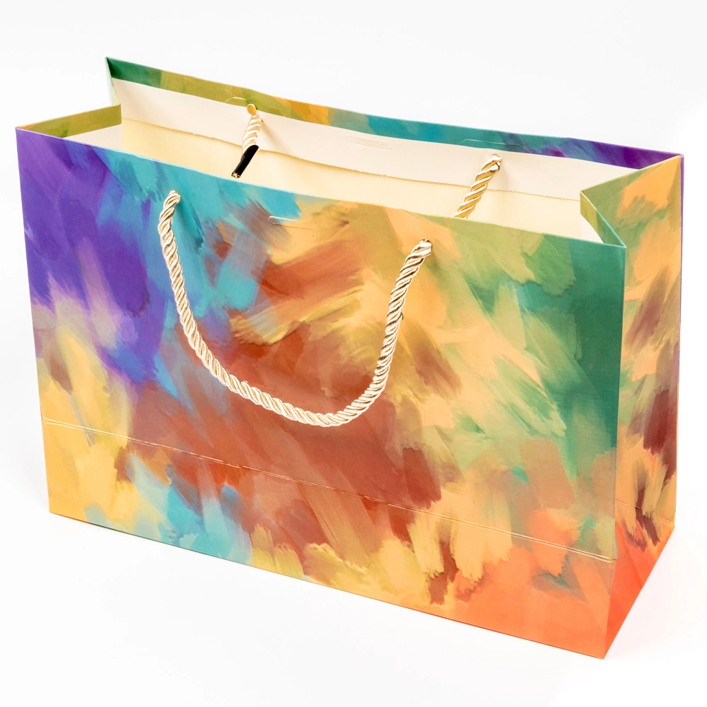 Wholesale/Supplier Custom Logo Paper Bag with Rope Handle