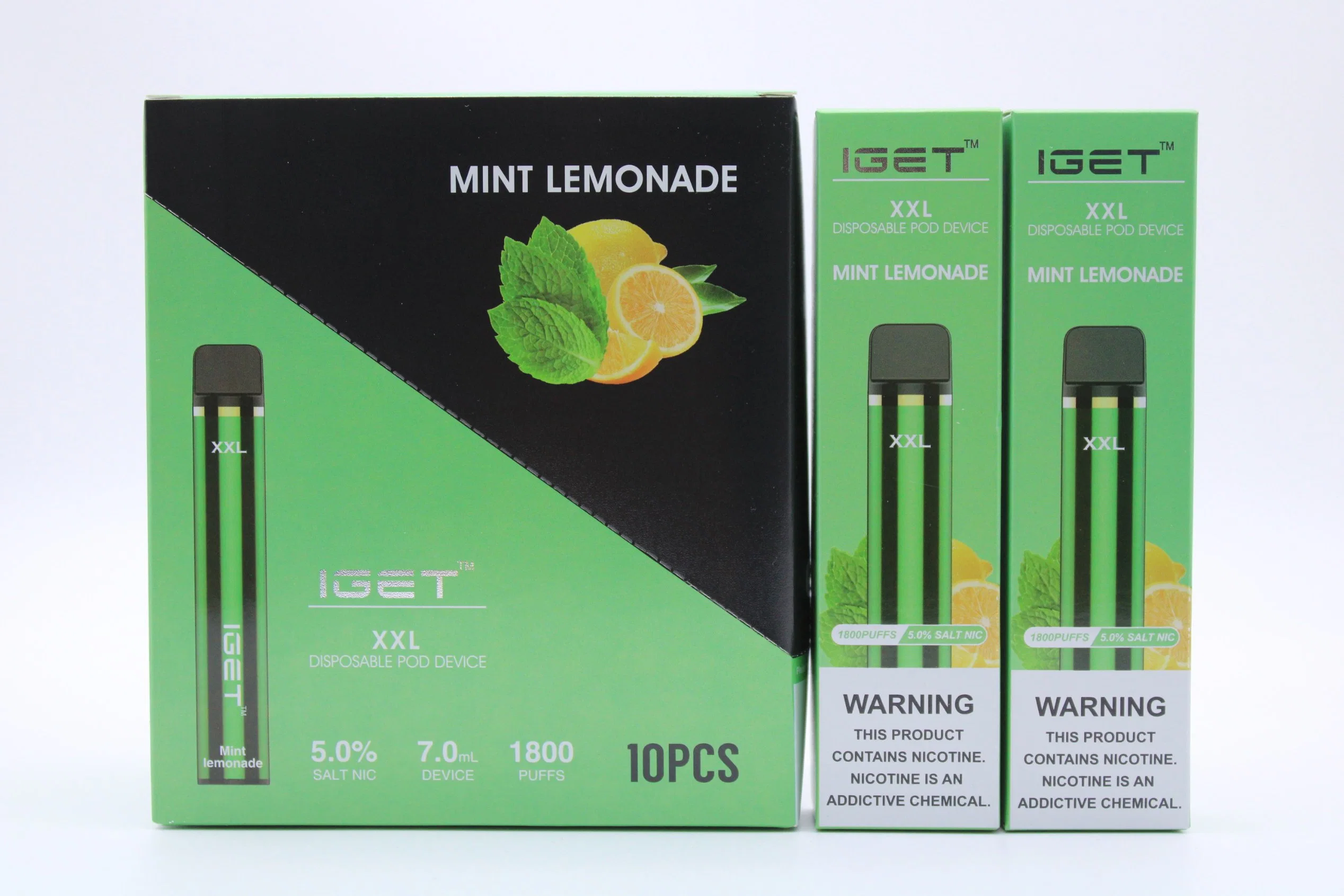 Wholesale/Supplier Iget XXL Disposable/Chargeable 950mAh Electronic Cigarette Pod Vaporizer Starter Vape Kit