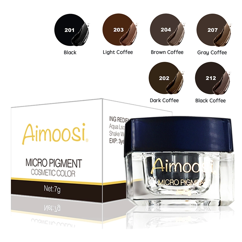Aimoosi Micro Organic Ink Paste Pigment Pigment Makeup Microblading Tattoo الصباغ