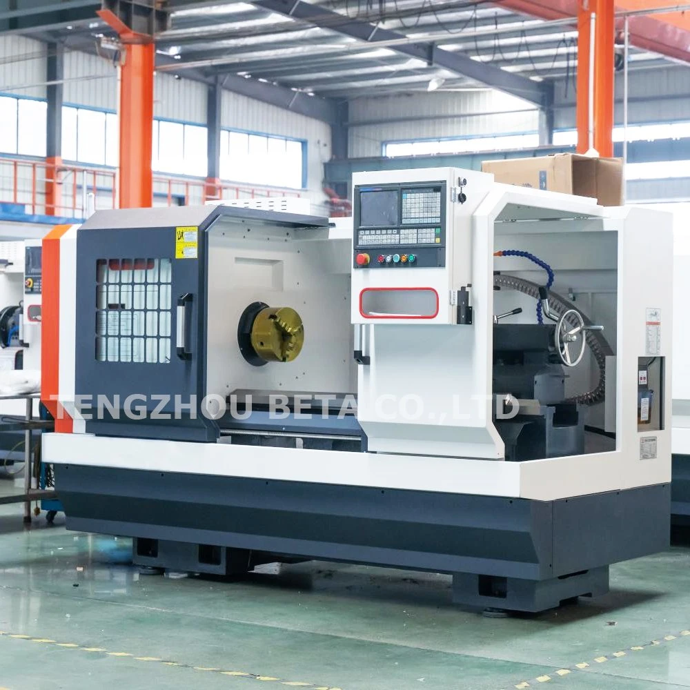 China Precision Ck6150 Ck6160 سرير مسطح CNC Lathe مع GSK وحدة التحكم