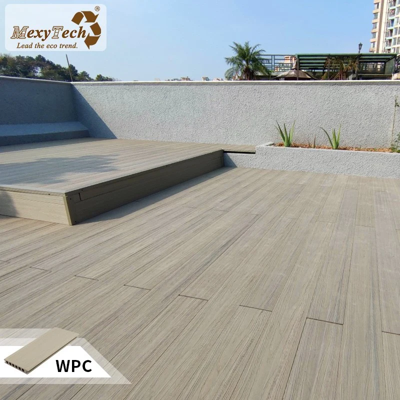 WPC Manufacturer No Gap Decking Patented Design Engineered Wood Plastic Composite Flooring