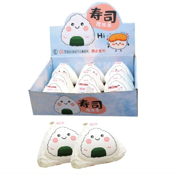 Hot Sale Promotion Gift Simulated Sushi Squishies Squeeze Pinch Toy
