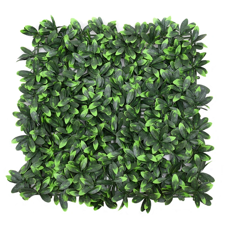 محاكاة الديكور الداخلي للحائط الأخضر المقاوم للأشعة فوق البنفسجية النباتات البلاستيكية