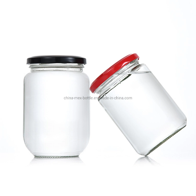 240ml 350ml 500ml Pickle Bottle Kitchen Food Storage Glass Jar
