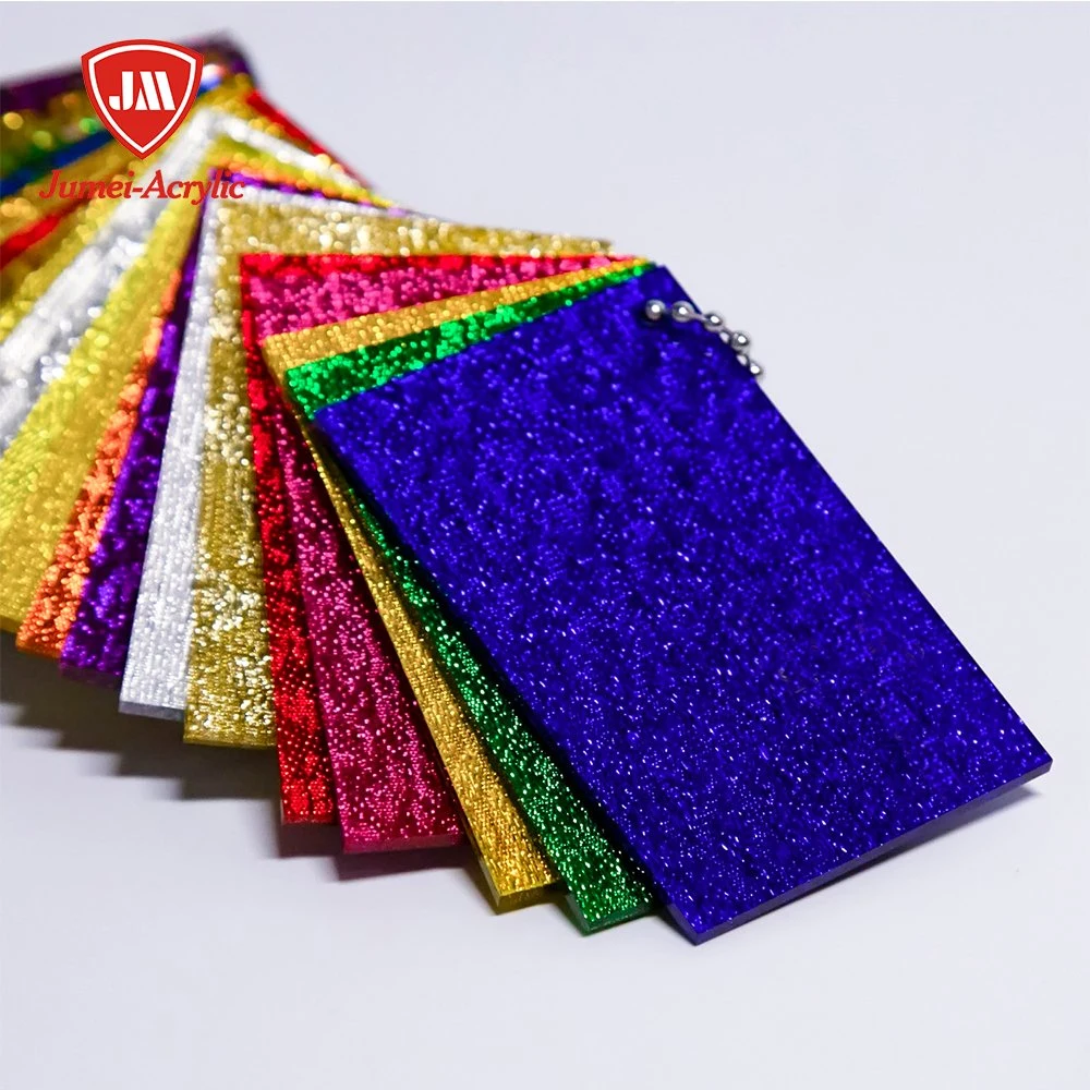 Dust-Free Jumei Factory Direct Glitter Fabric Acrylic Sheet PMMA Board with Exquisite Workmanship