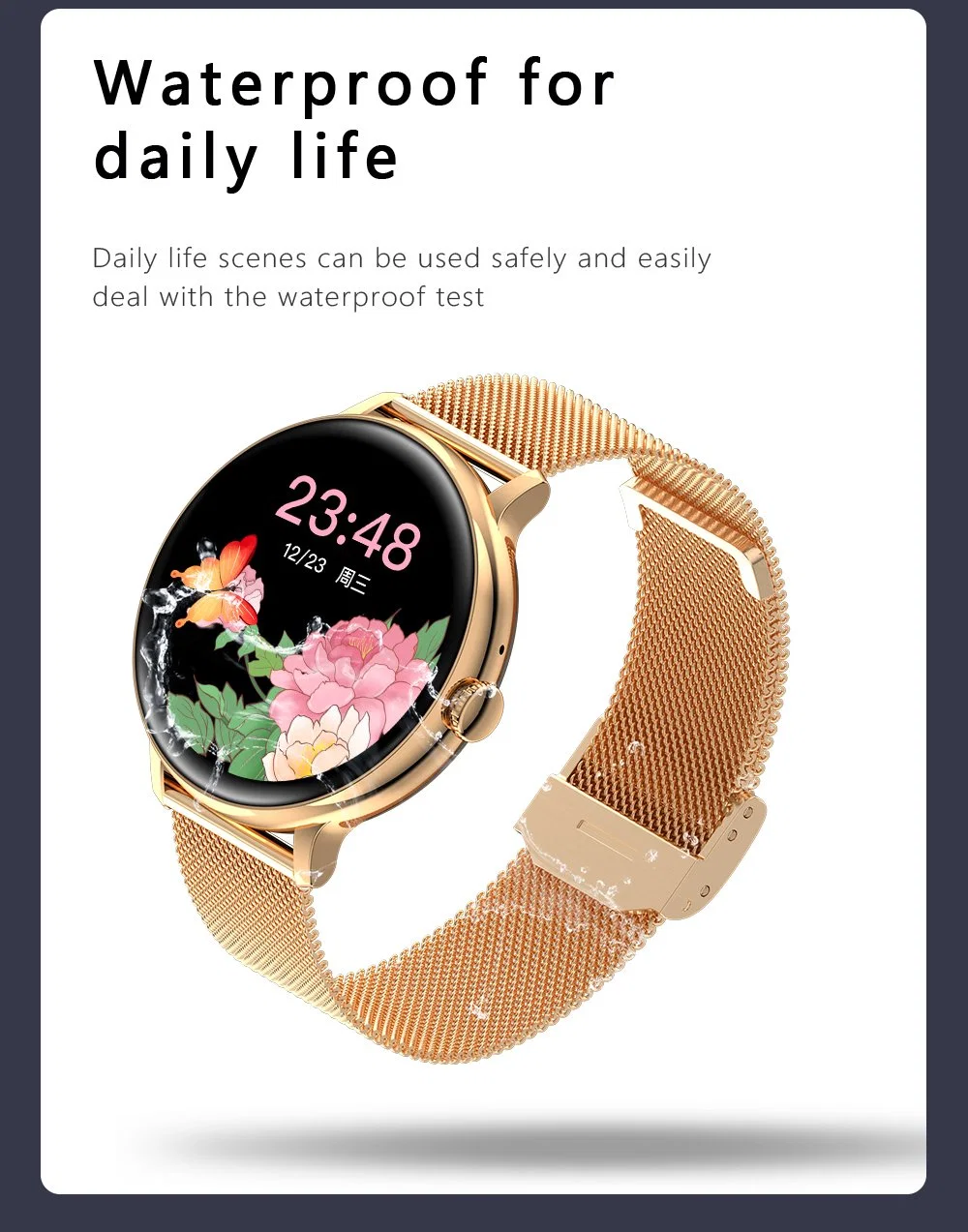 Heißer Verkauf Smart Watch Große Anzeige Wasserdicht Digital Sport Smart Uhren Smart Mobile Phone