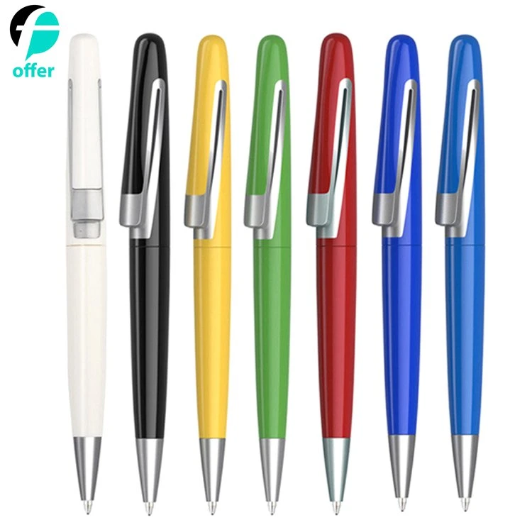 Promotion Gift Plastic Retractable Ballpoint Pens