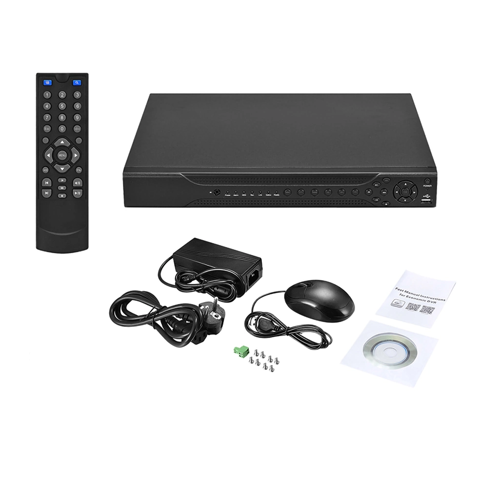 CCTV 4 canales 1080n Network Ahd DVR para cámara Ahd compatible con 4 cámaras 4K.