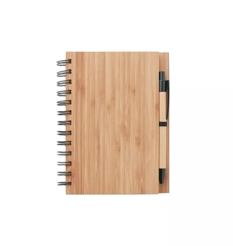 High-End A5 National Tide Business Wood and Bamboo Notebook