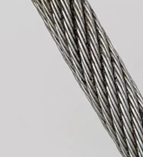 Cable EIPs galvanizado 18*K7 18xk7 cable de elevación cuerda de acero compactado Strand para la exploración de aguas profundas