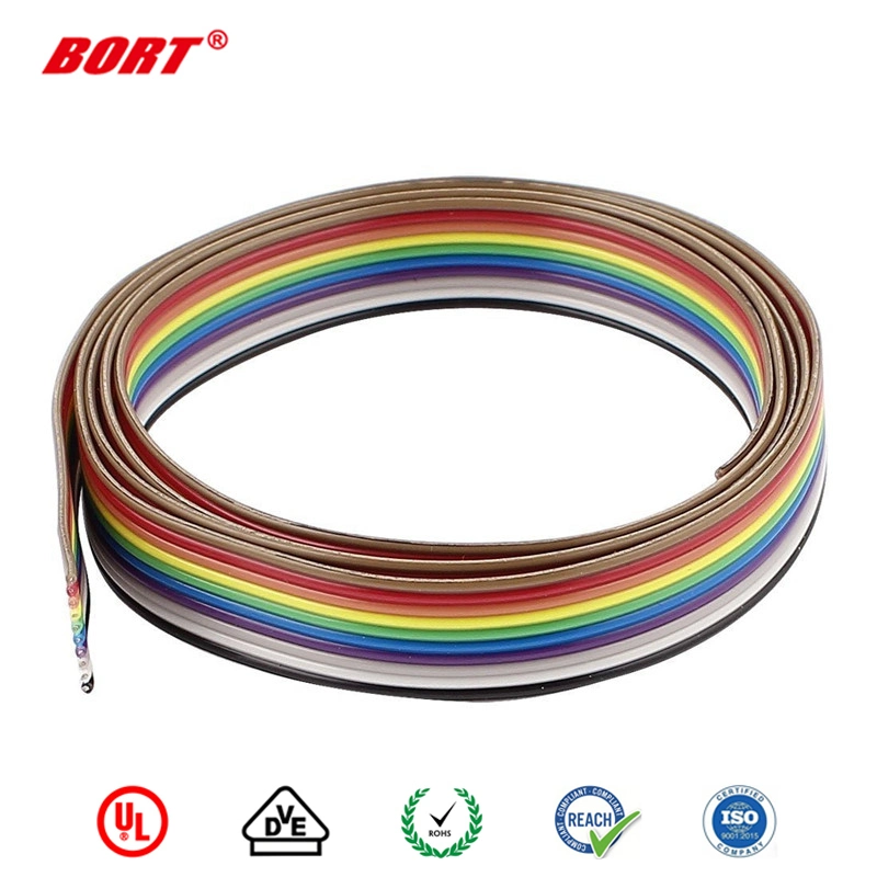 105 Degree VW 1 300V Flat Ribbon Electric Wire UL2468 18AWG Wire Electrical Cable