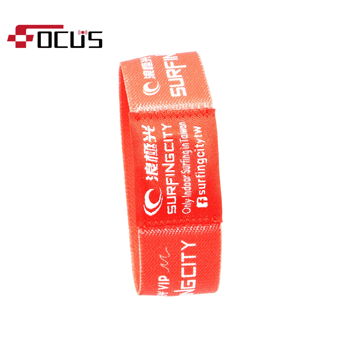 Customized Personalize Design Bracelets Events Exhibition Festival Elastic RFID Wristband