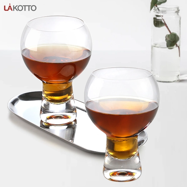 2022 Hot Sell 380ml Handmade Torch Shape Glass Cup/Beer Glass with Customized Design