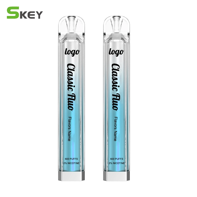 UK Top Sale Crystal Vape Pen 600puffs Mesh Coil Pen Style vape OEM Only with Tpd