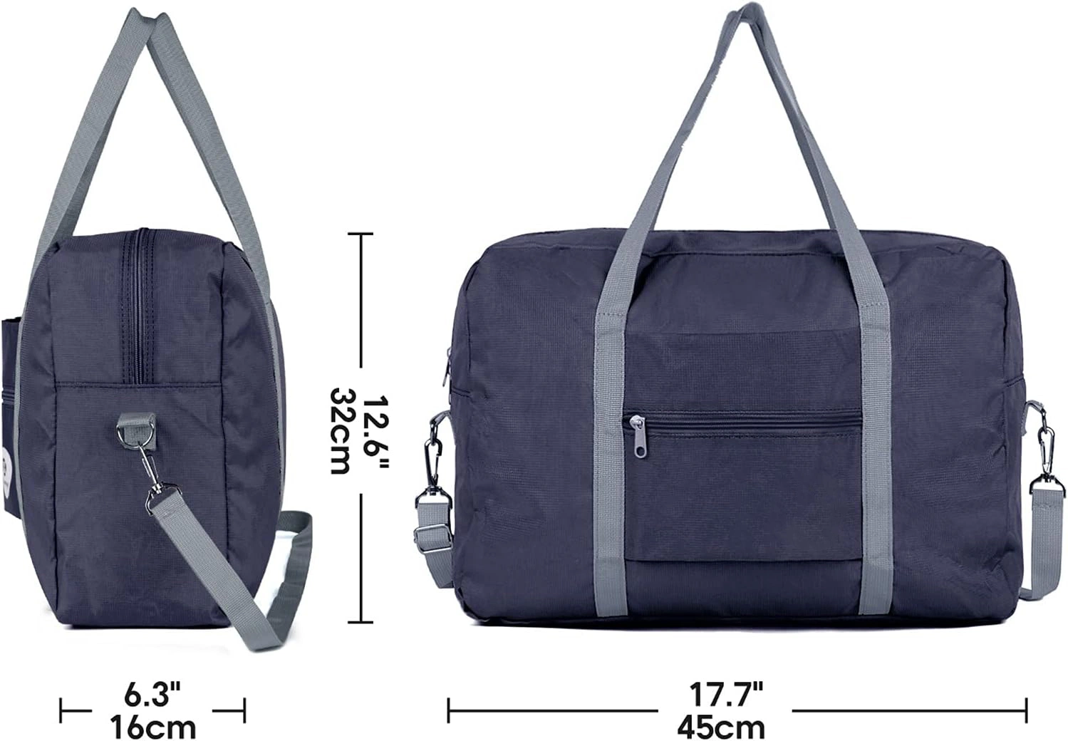 Bolsa de deporte de viaje plegable de nylon impermeable Bolsa de transporte llevar equipaje Sport Bolsa de deporte funcional de gran capacidad Muti