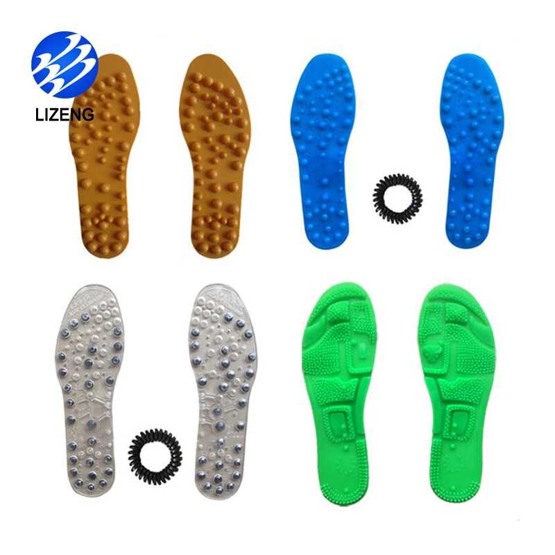 Promote Blood Circulation Acupoint Massage Inserts Magnetic Insoles for Relieve Fatigue