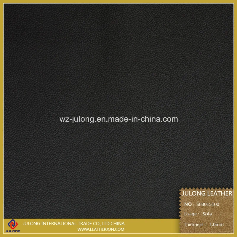 Leechee Semi-PU Leather for Sofa (SFB015)