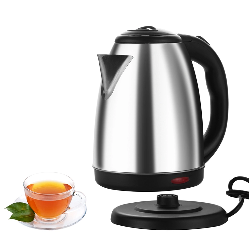 Wholesale/Supplier 1.8 L Cordless Stainless Steel Water Kettle Easy Pouring Spout Kettle Overheating Protection Electric Kettle