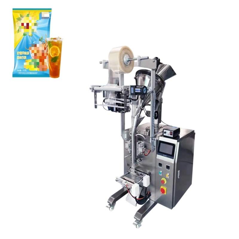 Hot Sale Cocoa Matcha Tea Powder Strawberry Beverage Flour Food Sealing and Filling Full Automatic Juice Powder Packaging Machine