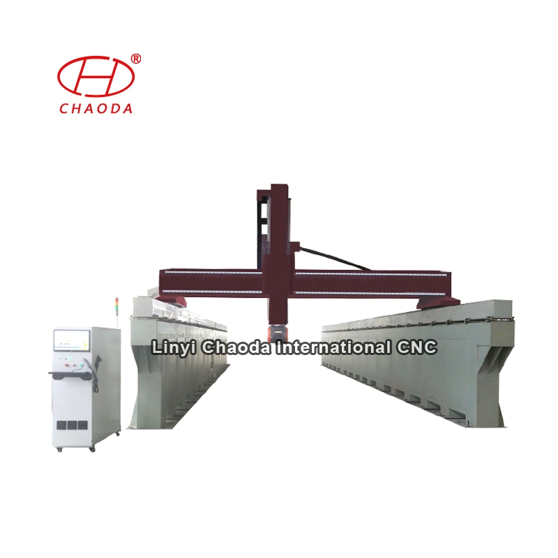 Large Styrofoam 3D Boat Mould Making Machine 5 Axis Milling CNC Router