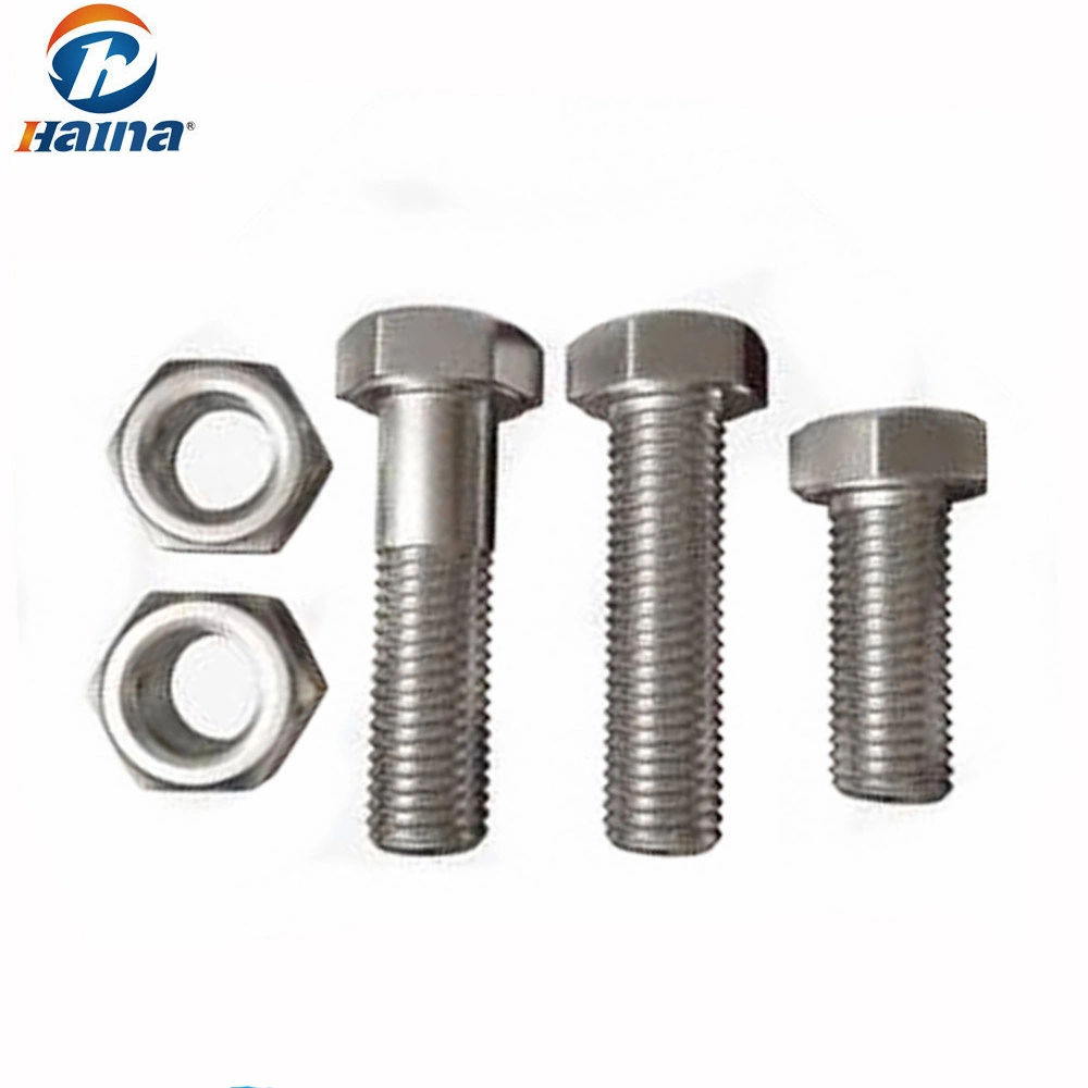 MOQ100PCS Stainless Steel/Carbon Steel Bolt & Nut / Standard Fastener Hex Bolt