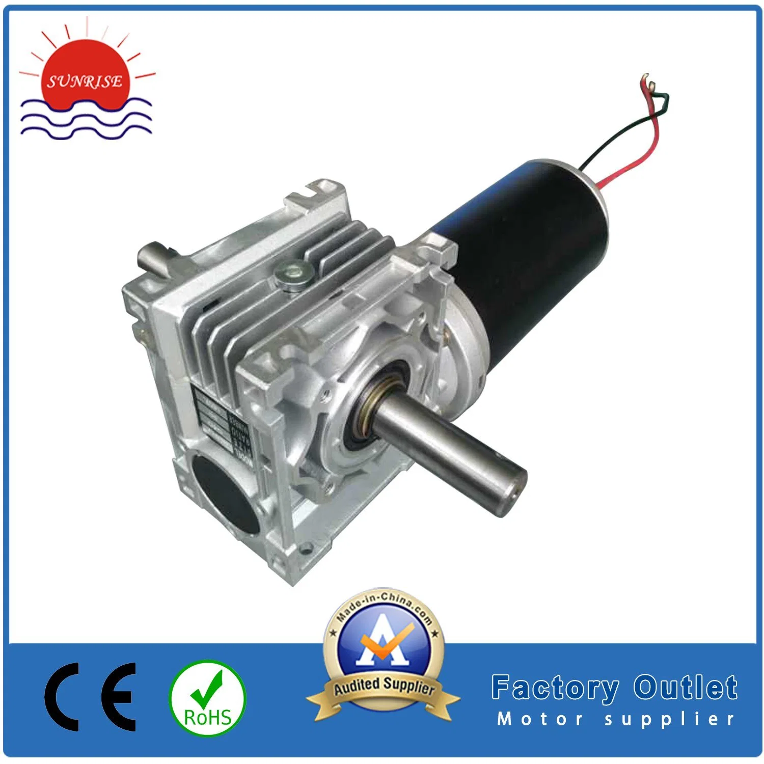 100zyt166-2450-63RV100-71b14 Gleichstrommotor Getriebemotor für Motion Simulator PMDC Motor 800W 3500rpm 24VDC 2,2n. M