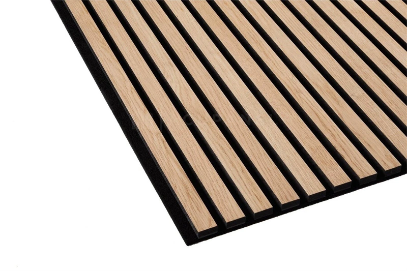 Wood Slat Veneer Slats Acoustic Wall Panel Sound Absorption Panel