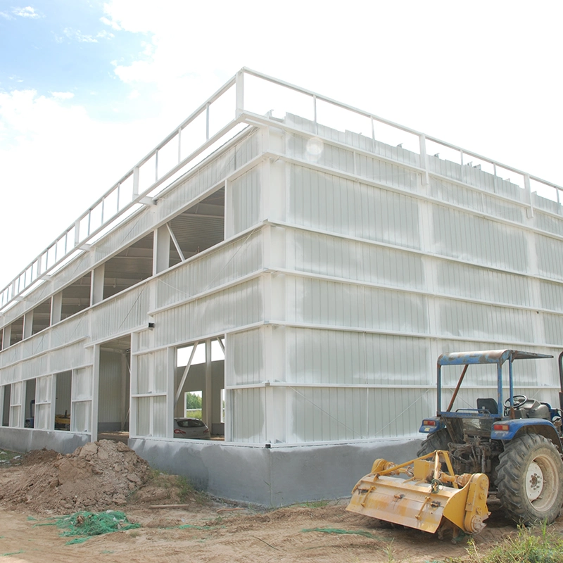 Secção H prefabricadas Prefab Construção da estrutura a estrutura de aço para manual