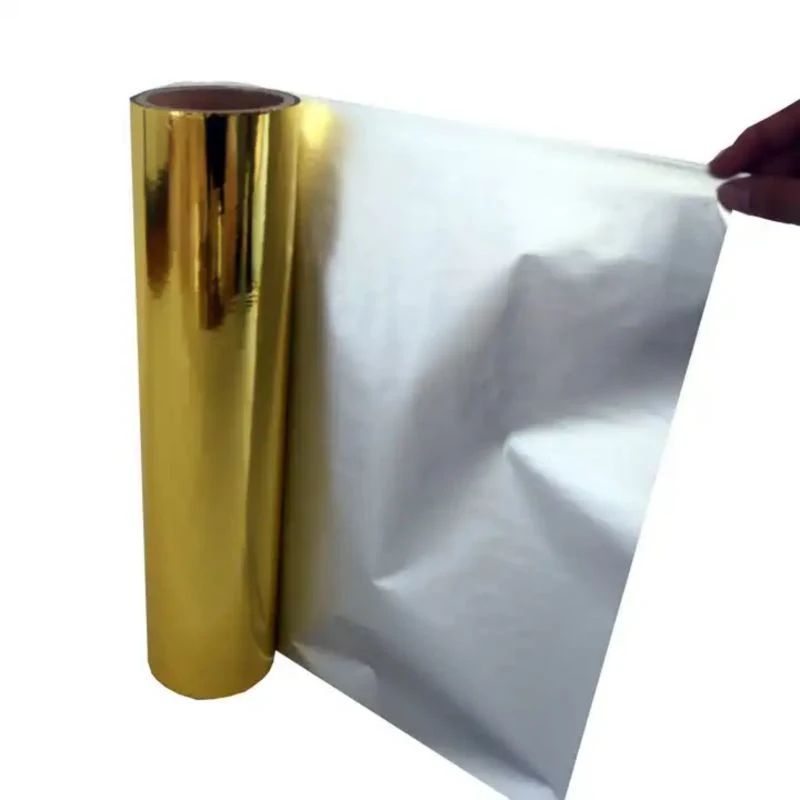 Película metalizada PET cartón laminado/papel Golden PE papel metalizado offset Impresión bebidas a prueba de humedad con recubrimiento virgen