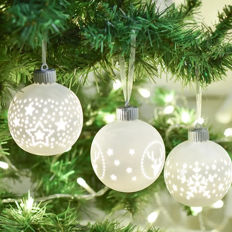2023 Christmas Tree Christmas Decor Ceramic Hanging Ball Ornament