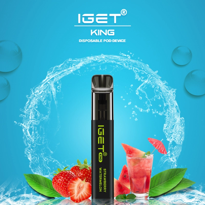 Iget King 2600 puffs Vape Pen Top Продажа 6.0% никотина Соль