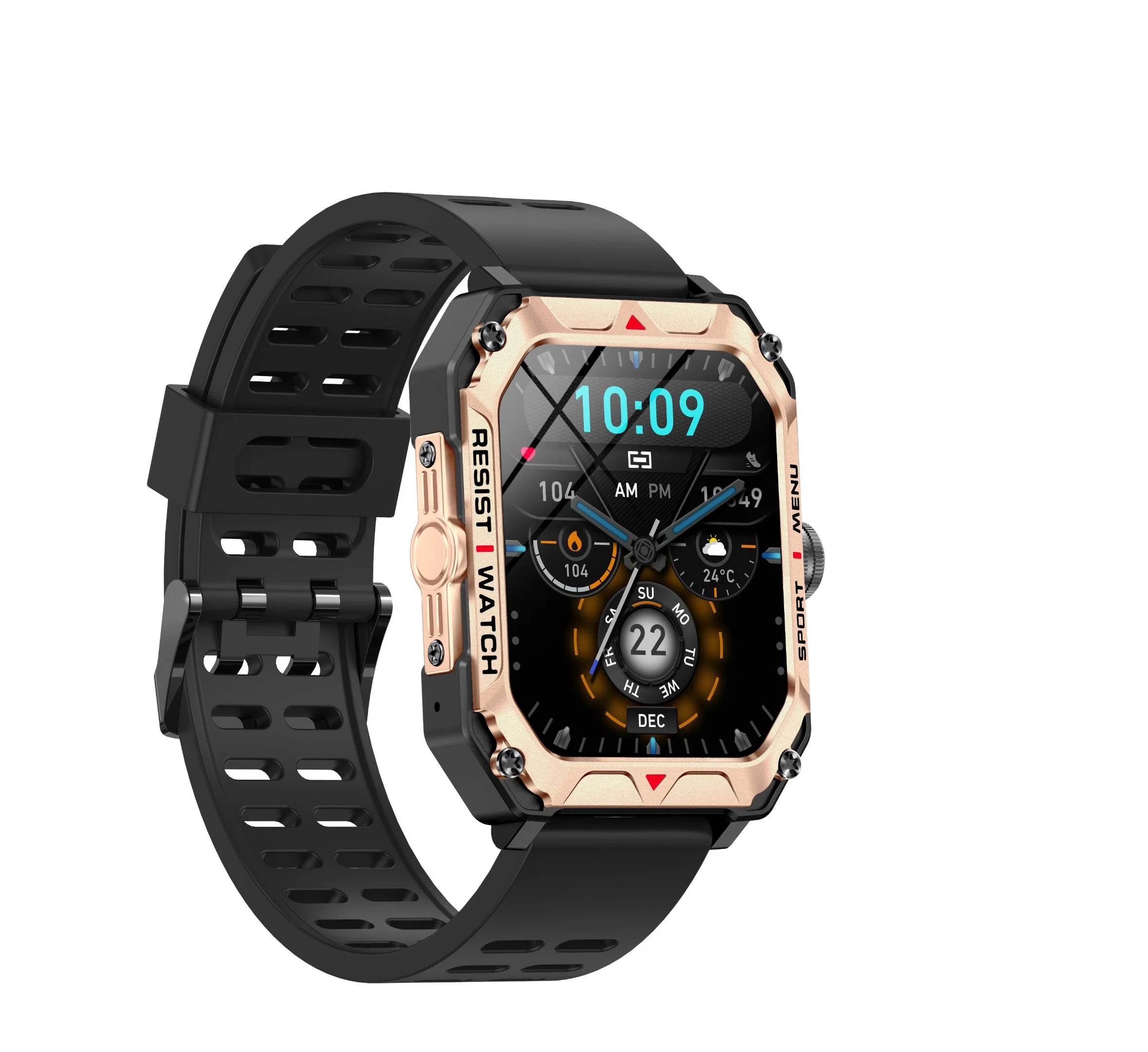 الشركة المصنعة الصينية iOS Android Heart Rate Blood Pressure Inteligente Reloj Smart Watch Bluetooth Bracelet للهاتف المحمول الرجالي Sport K55