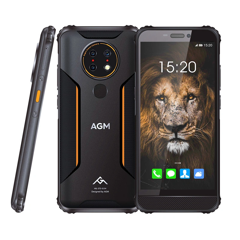 AGM H3 5.7 Inch Fingerprint Unlock NFC 2W Big Speaker Rugged Waterproof Smart Phone