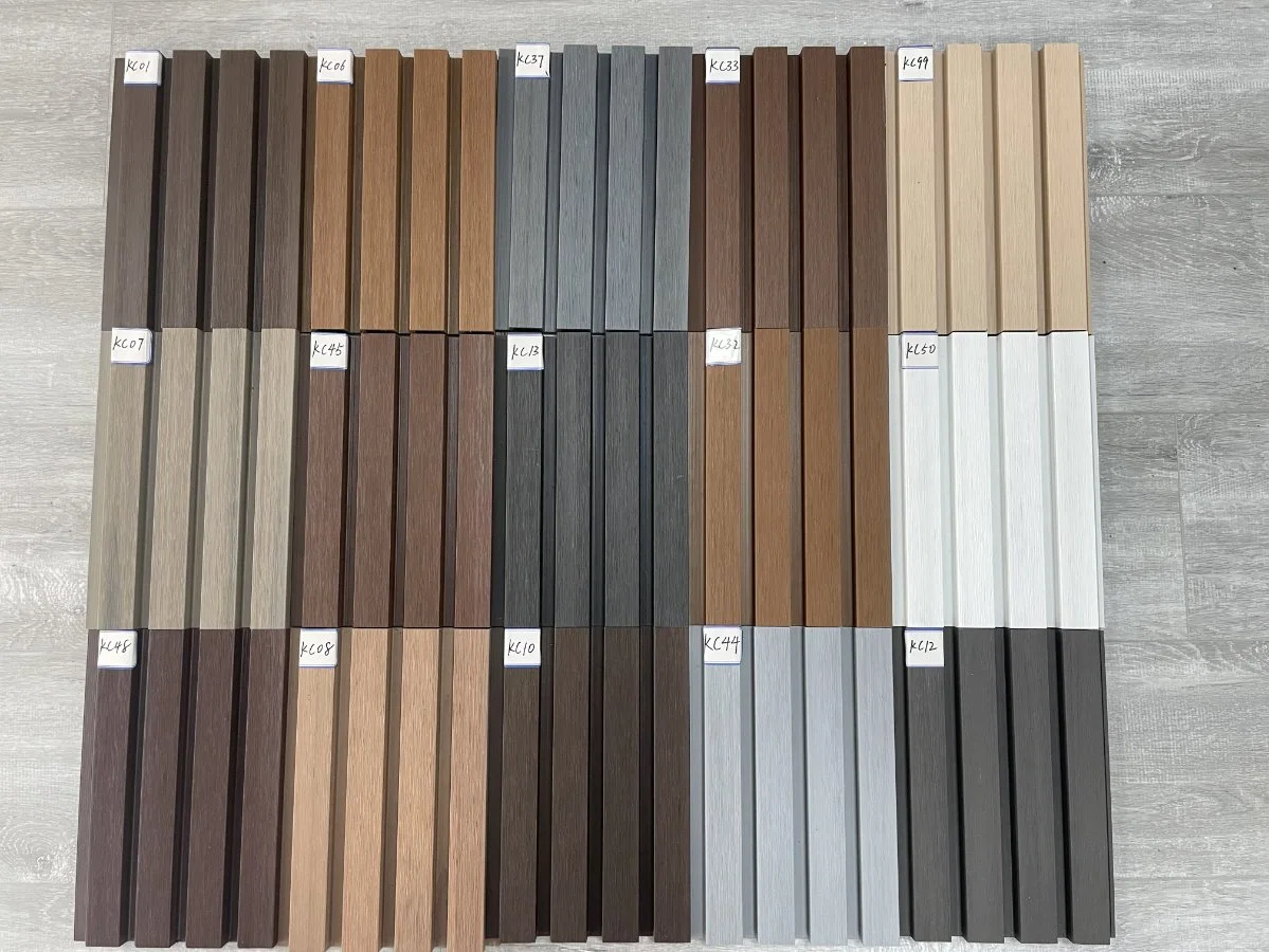 Most Popular WPC Co-Extruded Fluted Castellated Cladding in Middle East Markets