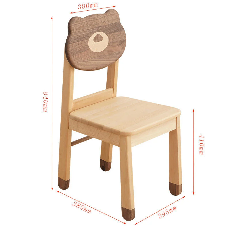 Wood Furniture Kindergarten Child Wooden Table and Chair