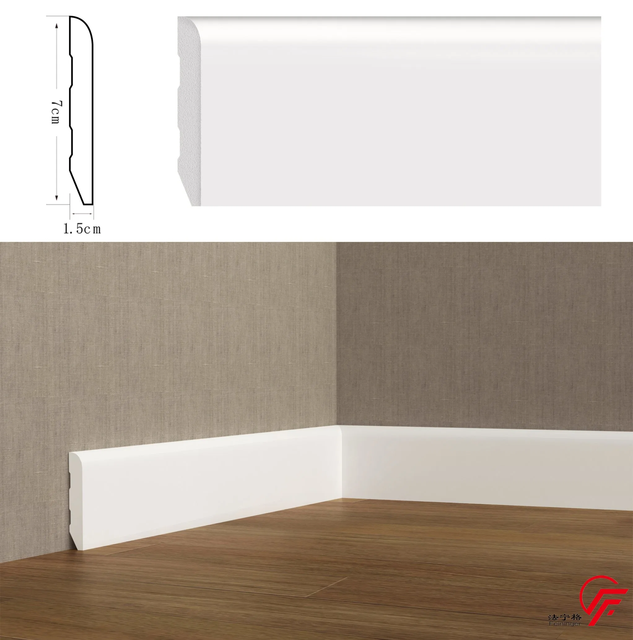 PS Polystyrene Skirting Board Building Material