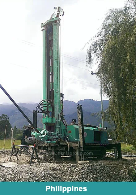 Hidráulica de la economía de la Máquina de Perforación de Pozo de agua fabricado en China (HF1100S)