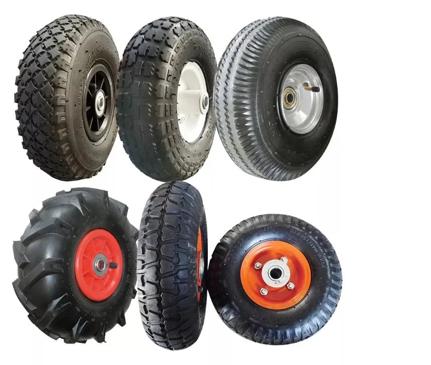 Construction Hand Trolley Wheel 4.80/4.00-8 Solid PU Foam Tire