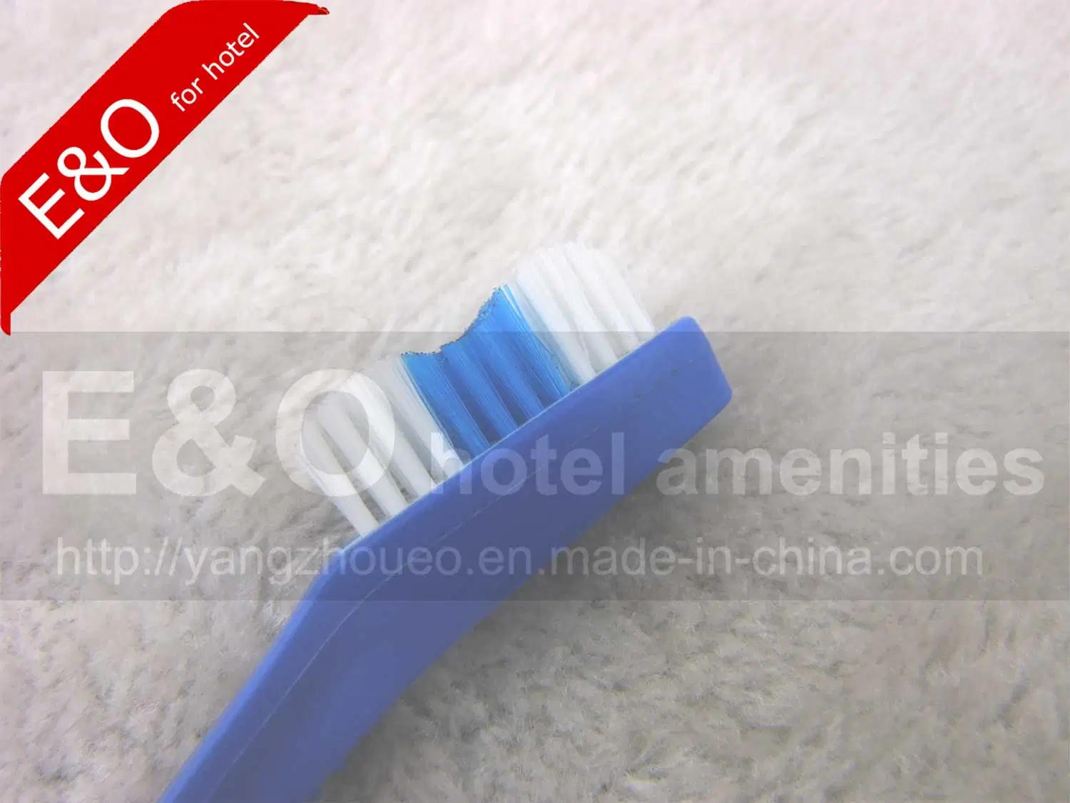 Soft Security Thumb Rubber Toothbrush with Nylon Bristle