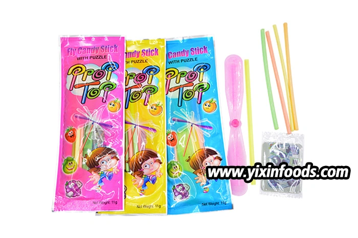 Factory Wholesale/Supplier Mix Fruit Cc Stick Candy with Tattoo