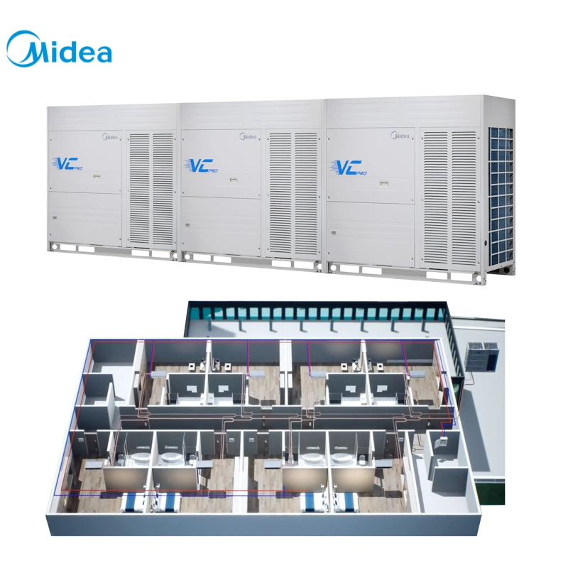 Midea 56ton Triple Configurations Cooling Only Central Air Conditioning Outdoor Unit for Office Buildings