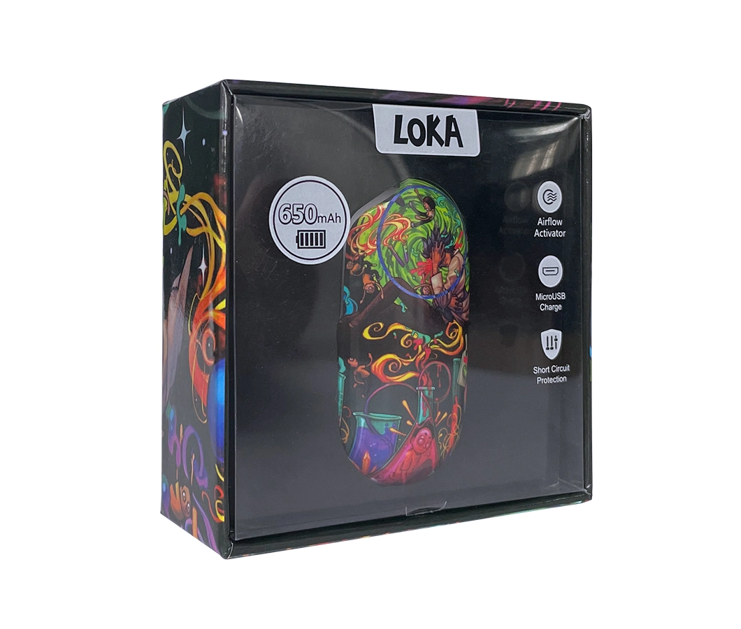 Hot Selling Loka Magnetic Vape Battery 510 Thread Battery Loka