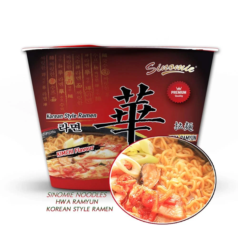 Chinese Manufacturer Supply Low Price Korean Fast Food Beef Favor Halal Instant Bowl Noodles